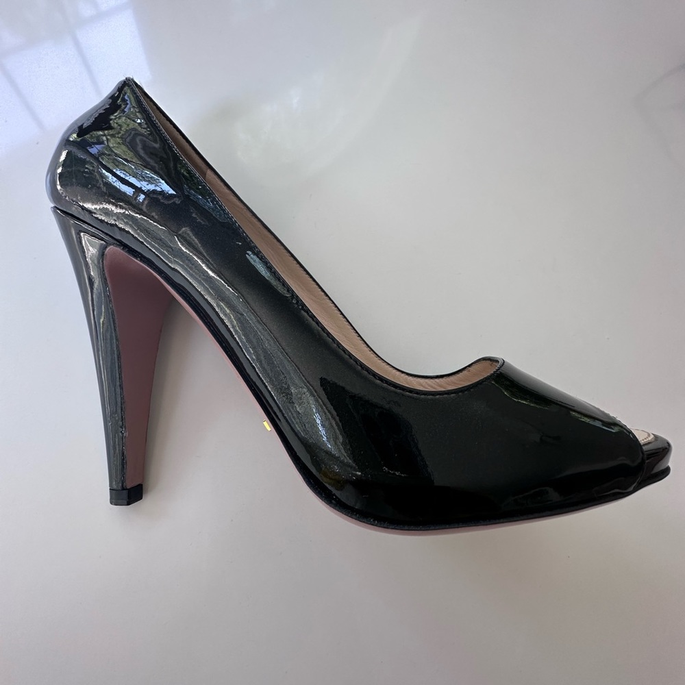 Prada open toe heels